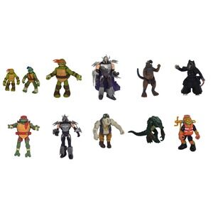 Lot of 11 Teenage Mutant Ninja Turtles Action Figures‎ – 2012–2013 Nickelodeon